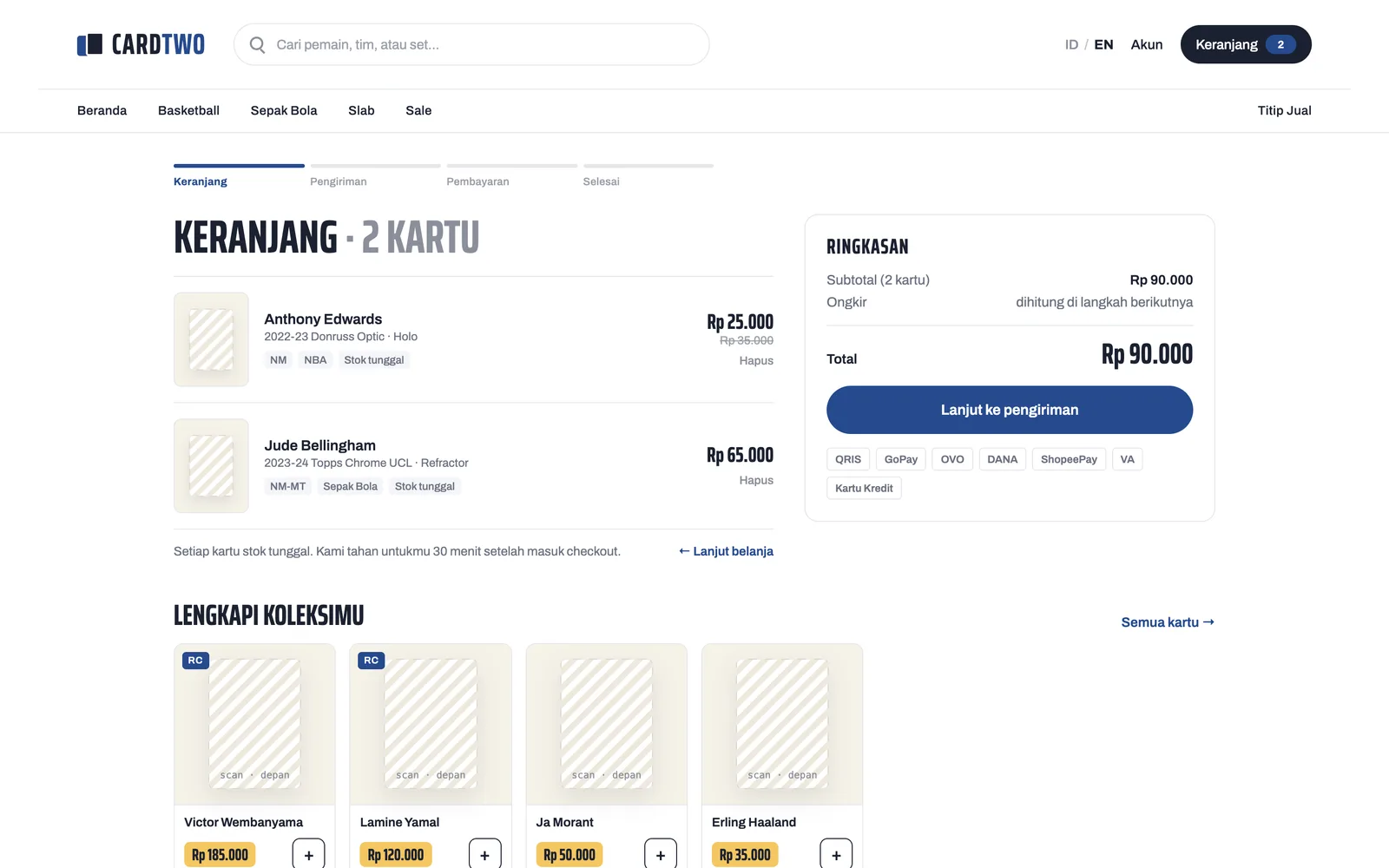 Cardtwo — Cart (web)