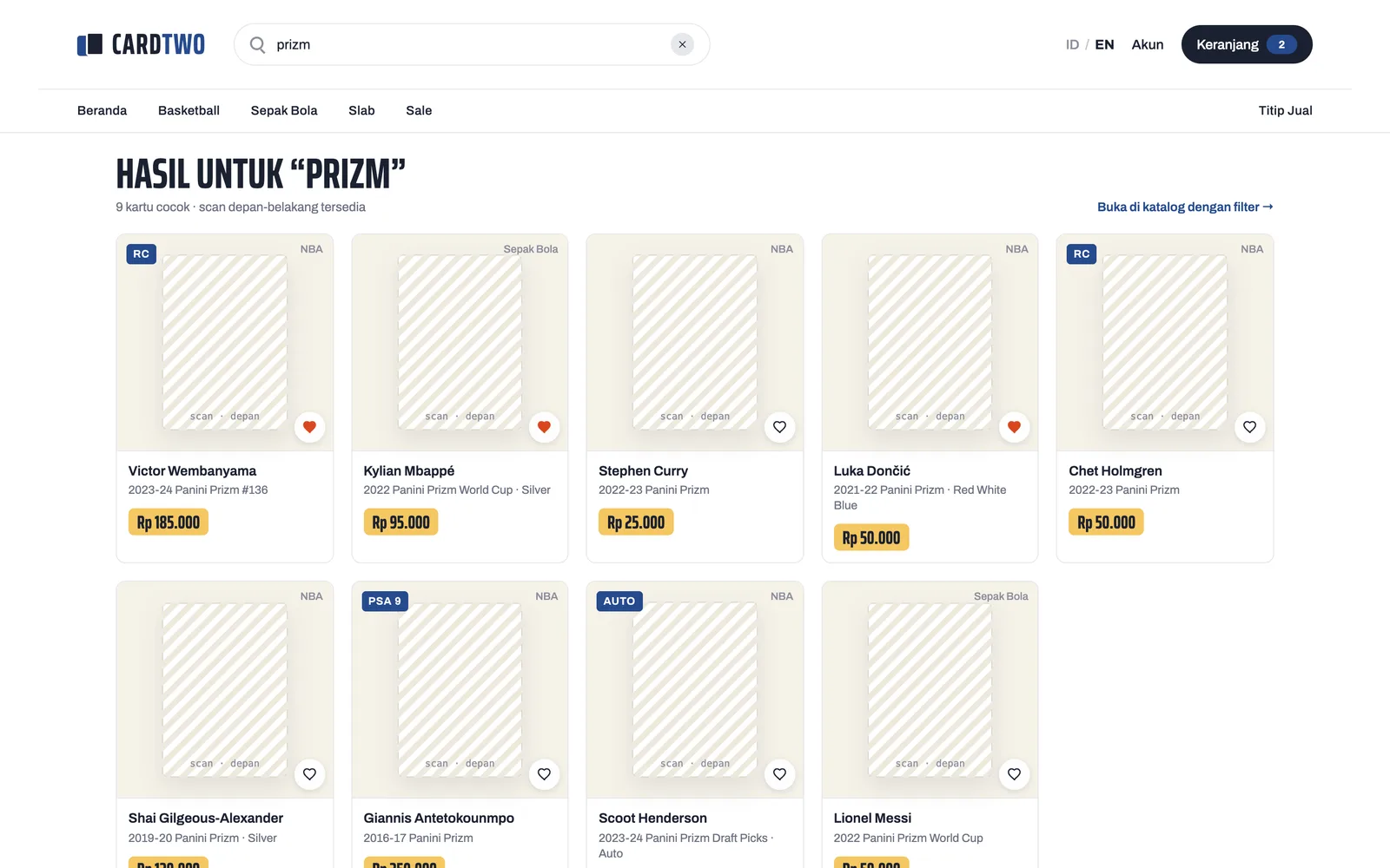 Cardtwo — Search results (web)